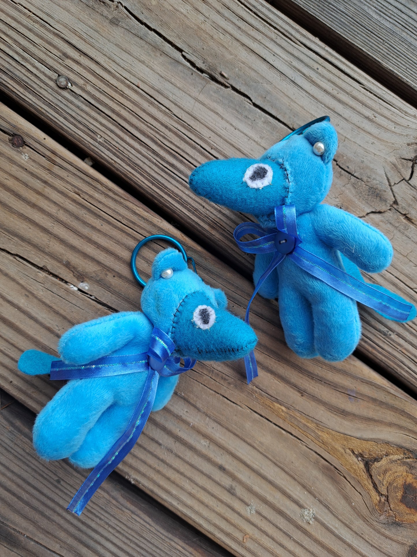 Fish friends plushie keychain