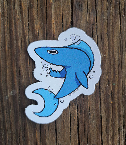 "Bad fish" sticker