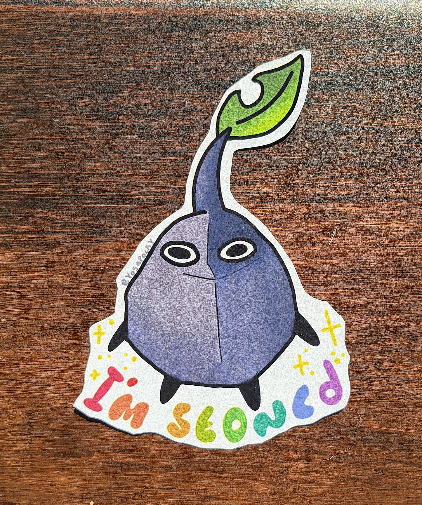 "I'm stoned" pikmin sticker